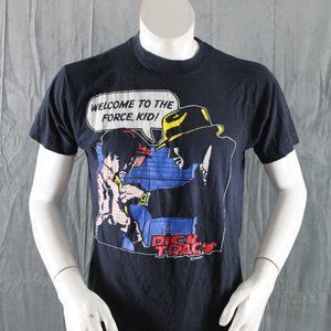 Vitnage Graphic T-shirt - Dick Tracy Welcome to the Force Kid - Men's Medium